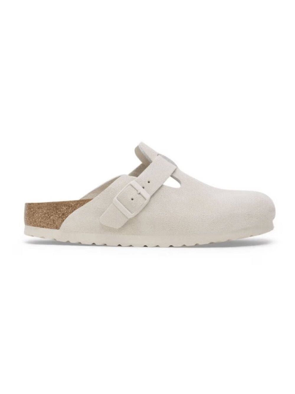 Birkenstock   Boston   Soft   Footbed   Suede   Unisex   Sandals   -   Antique